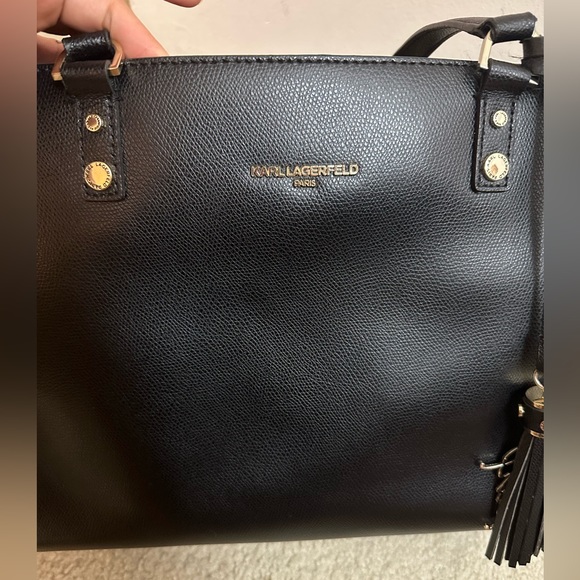 Karl Lagerfeld Black Tote Bag - Picture 3 of 6